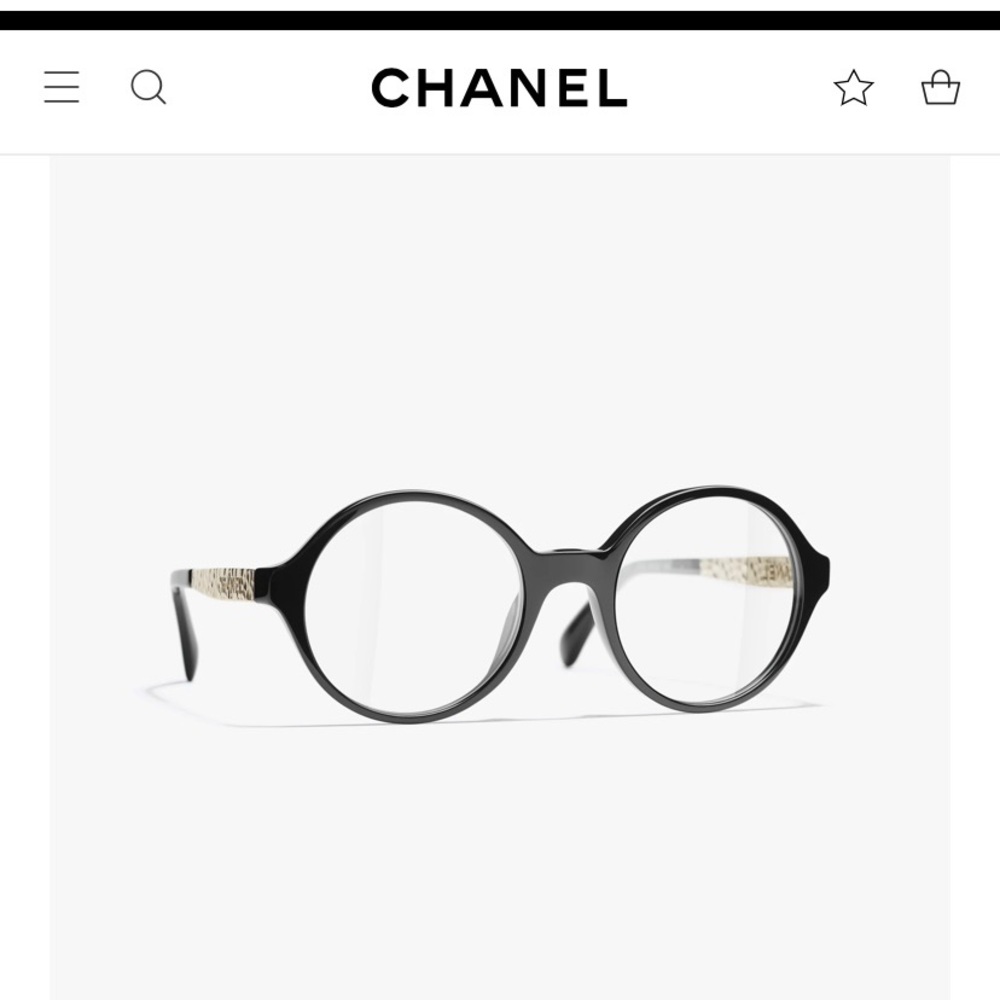CHANEL 👓 ROUND EYEGLASSES For Prescription or sunglasses CHANEL ITALY ORIGINAL.